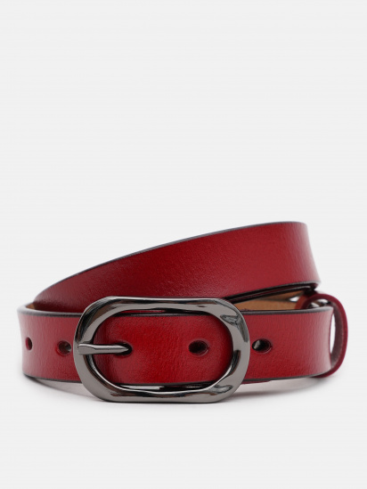 Ремінь Borsa Leather модель CV1ZK-052r-red — фото - INTERTOP