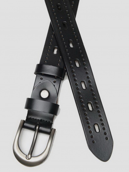 Ремені Borsa Leather модель CV1ZK-078-black — фото - INTERTOP