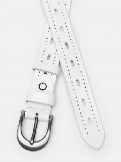 Ремені Borsa Leather модель CV1ZK-078-white — фото - INTERTOP