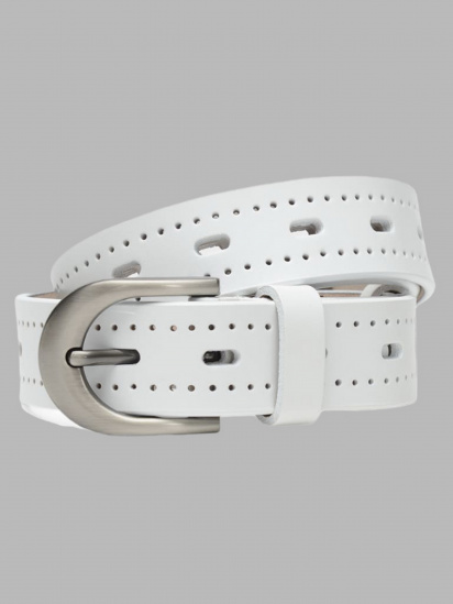 Ремни Borsa Leather модель CV1ZK-078-white — фото - INTERTOP