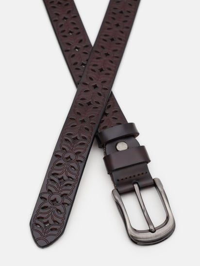 Ремінь Borsa Leather модель CV1ZK-094br-brown — фото - INTERTOP