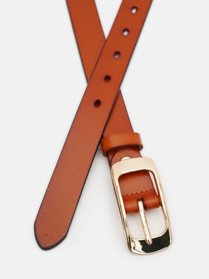 Ремень Borsa Leather модель CV1ZK015-goldginger — фото - INTERTOP