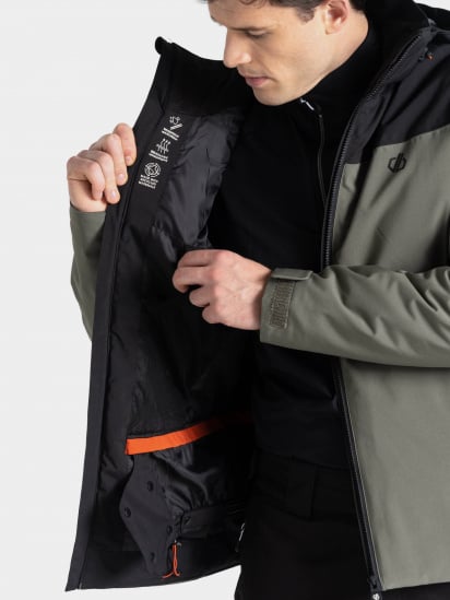 Горнолыжная куртка Dare2B модель DMP566-VGZ Хакі, чорний — фото 3 - INTERTOP