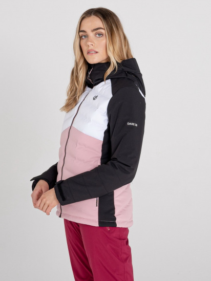 Горнолыжная куртка Dare2B модель DWP507-SV9 Білий, рожевий, чорний — фото - INTERTOP