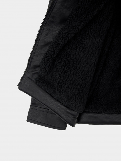 Шкіряна куртка DeFacto модель X5452A6-BK27 — фото 3 - INTERTOP