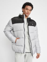 Светло-серый - Зимняя куртка DeFacto