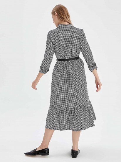 Платье миди DeFacto модель V4201AZ-BK27 — фото 5 - INTERTOP