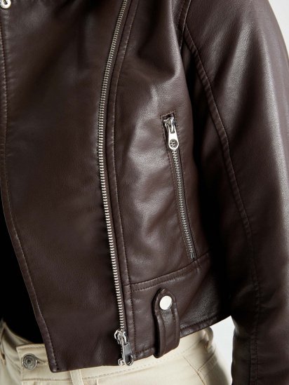 Куртка кожаная DeFacto модель X3521AZ-BN390 — фото 4 - INTERTOP