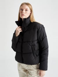Чорний - Демісезонна куртка DeFacto
