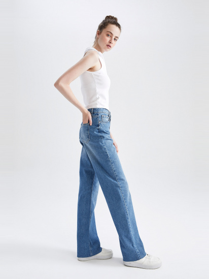 Широкие джинсы DeFacto модель Y9497AZ-NM34 — фото 4 - INTERTOP