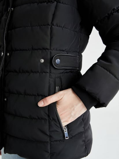Демисезонная куртка DeFacto модель W9104AZ-BK27 — фото 4 - INTERTOP