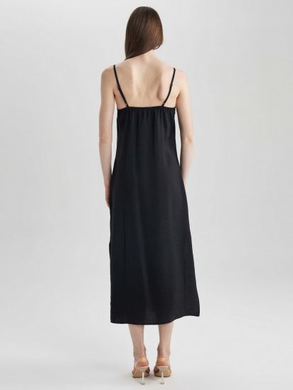 Платье миди DeFacto модель A4012AX-BK81 — фото - INTERTOP