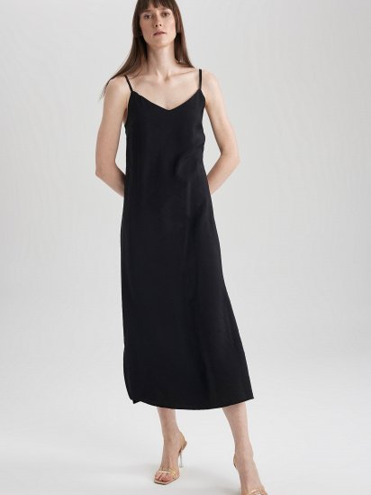 Платье миди DeFacto модель A4012AX-BK81 — фото 3 - INTERTOP