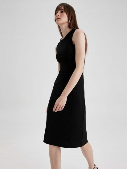 Платье миди DeFacto модель A4888AX-BK81 — фото - INTERTOP