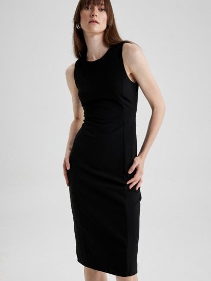 Платье миди DeFacto модель A4888AX-BK81 — фото 5 - INTERTOP