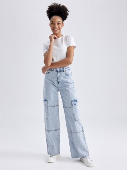 Прямые джинсы DeFacto модель A5150AX-NM39 — фото - INTERTOP