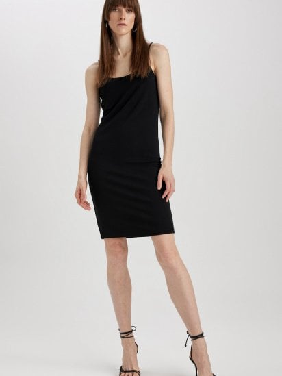Платье мини DeFacto модель A5178AX-BK81 — фото 4 - INTERTOP