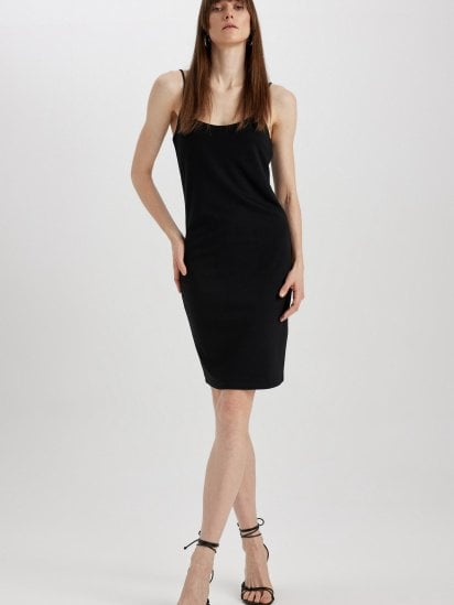 Платье мини DeFacto модель A5178AX-BK81 — фото 5 - INTERTOP