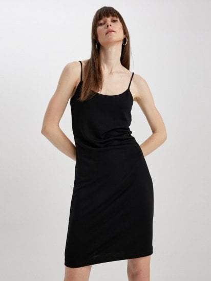 Платье мини DeFacto модель A5178AX-BK81 — фото - INTERTOP