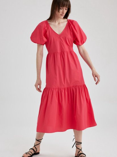 Платье миди DeFacto модель A5969AX-PN77 — фото 5 - INTERTOP