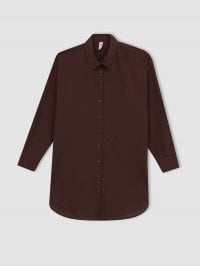 Тёмно-коричневый - Блуза DeFacto