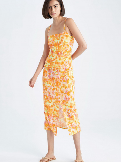 Платье миди DeFacto модель Y6889AZ-YL117 — фото 3 - INTERTOP