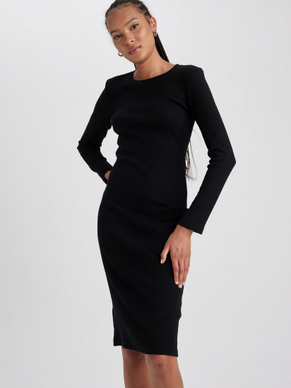 Платье миди DeFacto модель B2465AX-BK81 — фото 3 - INTERTOP
