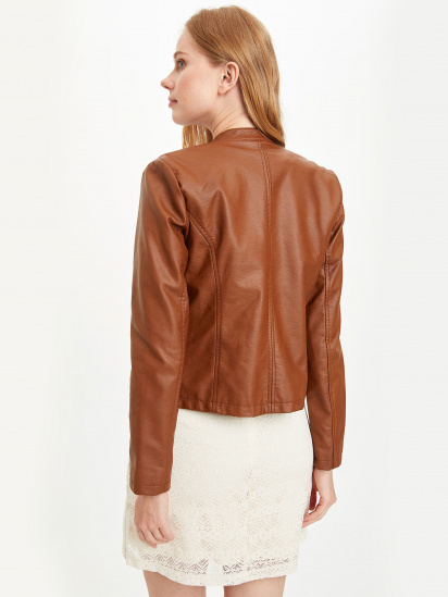 Куртка кожаная Defacto модель N6772AZ-BN67 — фото - INTERTOP