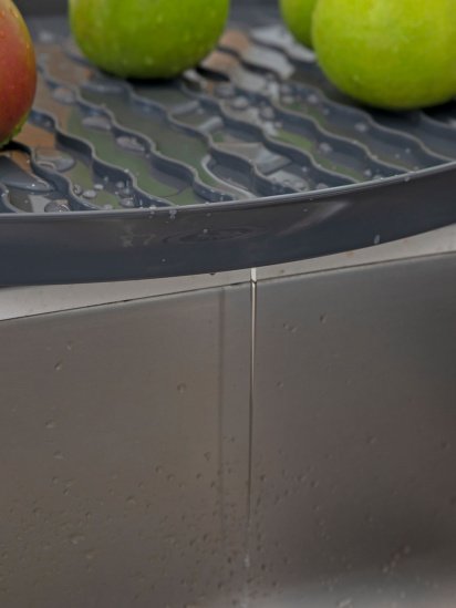 МВМ MY HOME ­Сушилка для посуды серая модель DR-01 GRAY — фото 3 - INTERTOP