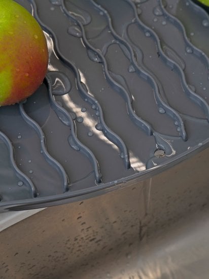 МВМ MY HOME ­Сушарка для посуду сіра модель DR-01 GRAY — фото 4 - INTERTOP