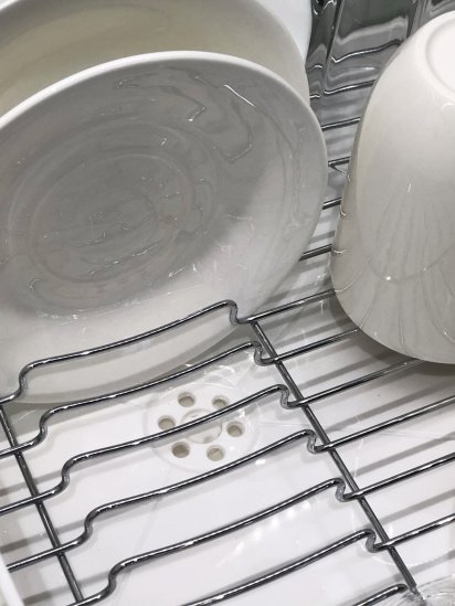 МВМ MY HOME ­Сушилка для посуды с органайзером белая модель DR-02 WHITE — фото 6 - INTERTOP