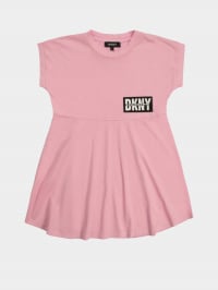 Розовый - Платье мини DKNY