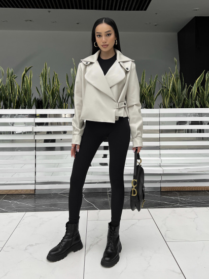 Куртка кожаная Jadone Fashion модель Deyt_mol — фото 5 - INTERTOP