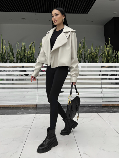 Куртка кожаная Jadone Fashion модель Deyt_mol — фото 6 - INTERTOP