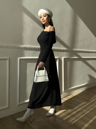 Сукня максі Jadone Fashion модель Dzheyn_chornyy — фото 5 - INTERTOP