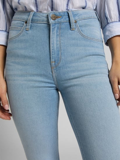 Зауженные джинсы Lee модель L626PQXL_31 — фото 4 - INTERTOP