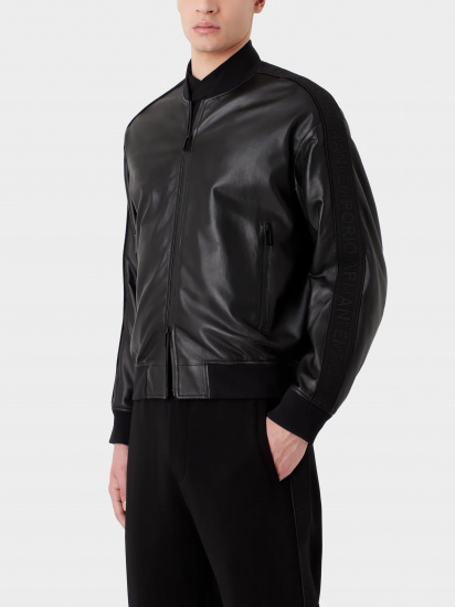 Куртка кожаная Emporio Armani модель D41R79-D1P72-999 — фото - INTERTOP