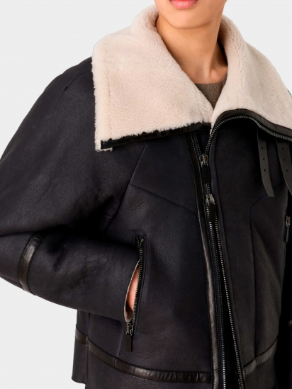 Куртка кожаная Emporio Armani модель H41R88-E1P88-999 — фото 4 - INTERTOP