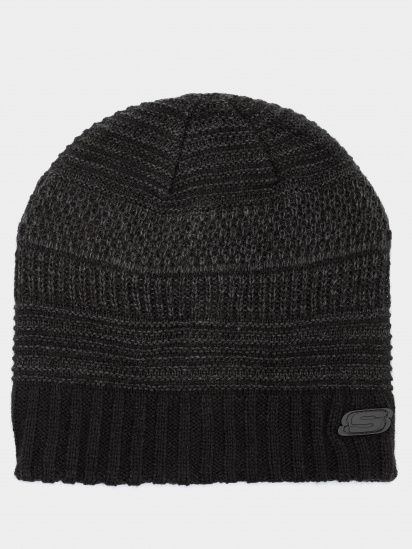 Шапка Skechers Texture Knit Beanie Hat модель SMK1658BLK — фото - INTERTOP