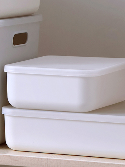 МВМ MY HOME ­Ящик для хранения без крышки пластиковый белый модель FH-10 XS WHITE — фото 4 - INTERTOP