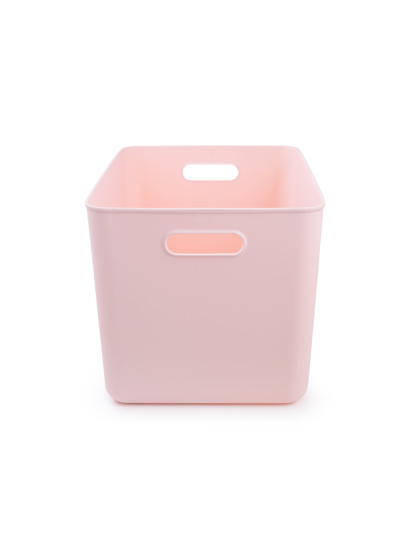 МВМ MY HOME ­Ящик для зберігання без кришки пластиковий рожевий модель FH-14 XXL LIGHT PINK — фото 3 - INTERTOP