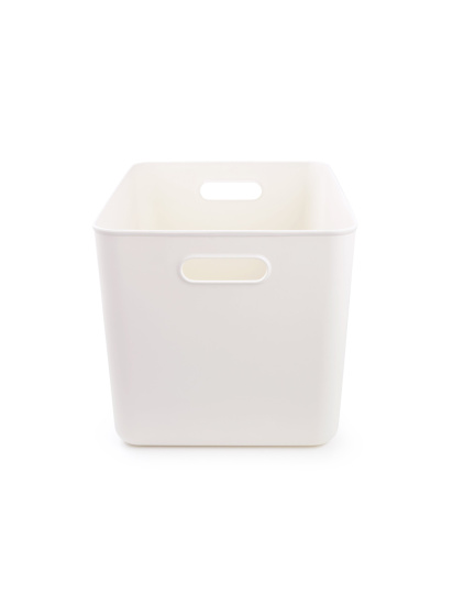 МВМ MY HOME ­Ящик для зберігання без кришки пластиковий білий модель FH-14 XXL WHITE — фото 3 - INTERTOP