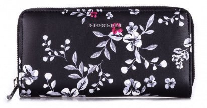 Гаманець Fiorelli модель FWS0017 Black Floral Print — фото - INTERTOP