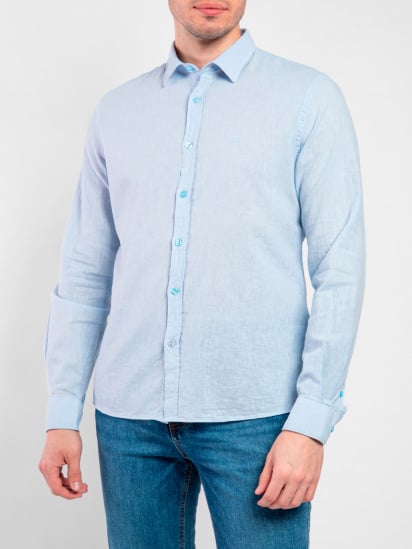 Рубашка Fred Mello модель FM23S03CU_LIGHT_BLUE — фото - INTERTOP