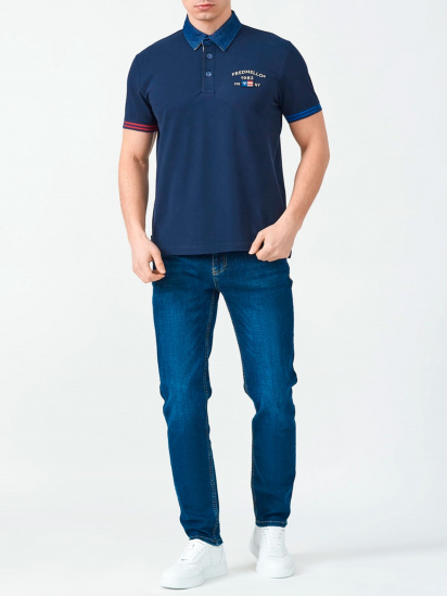 Завужені джинси Fred Mello модель FM23S20PD_DARK_BLUE — фото 4 - INTERTOP
