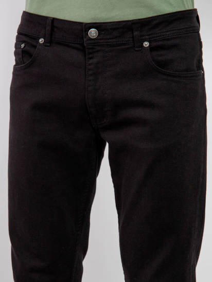 Зауженные джинсы Fred Mello модель FM23W25PD_BLACK — фото 4 - INTERTOP