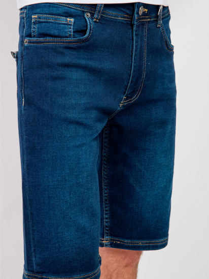 Шорты джинсовые Fred Mello модель FM24S32EF_DARK.BLUE — фото 4 - INTERTOP