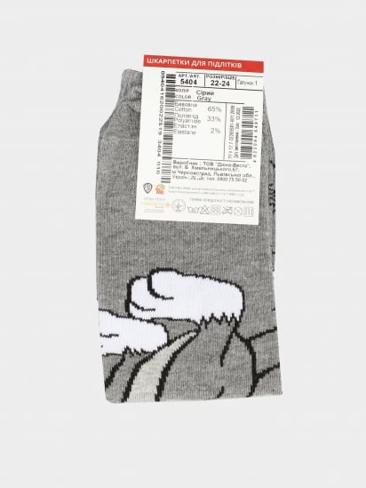 Шкарпетки Дюна модель 5404 Сірий — фото - INTERTOP