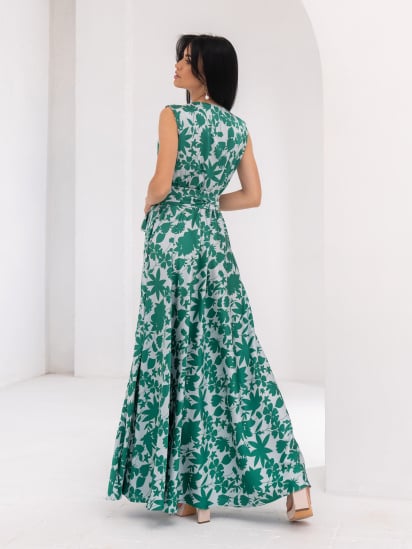 Платье макси Jadone Fashion модель Furor_green — фото 4 - INTERTOP