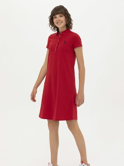 Платье-футболка US Polo модель G082GL075.000.1567323.VR171 — фото 3 - INTERTOP